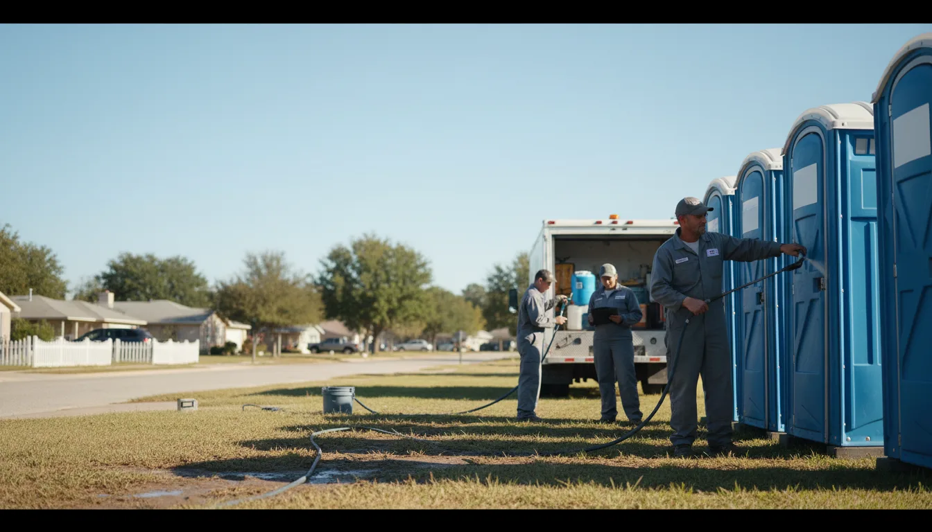 Long-Term Portable Toilet Rental in Fisher, IL near me